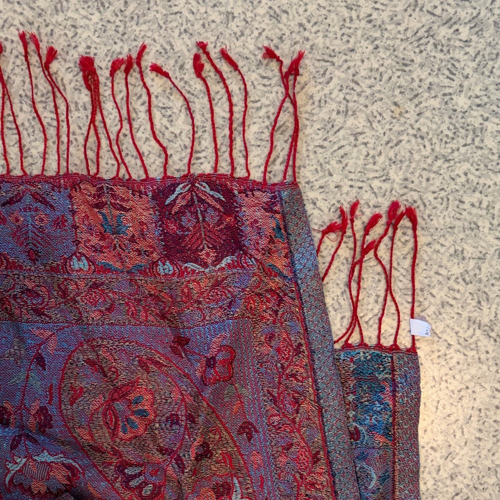 Colorful Paisley Scarf - Picture 2 of 4